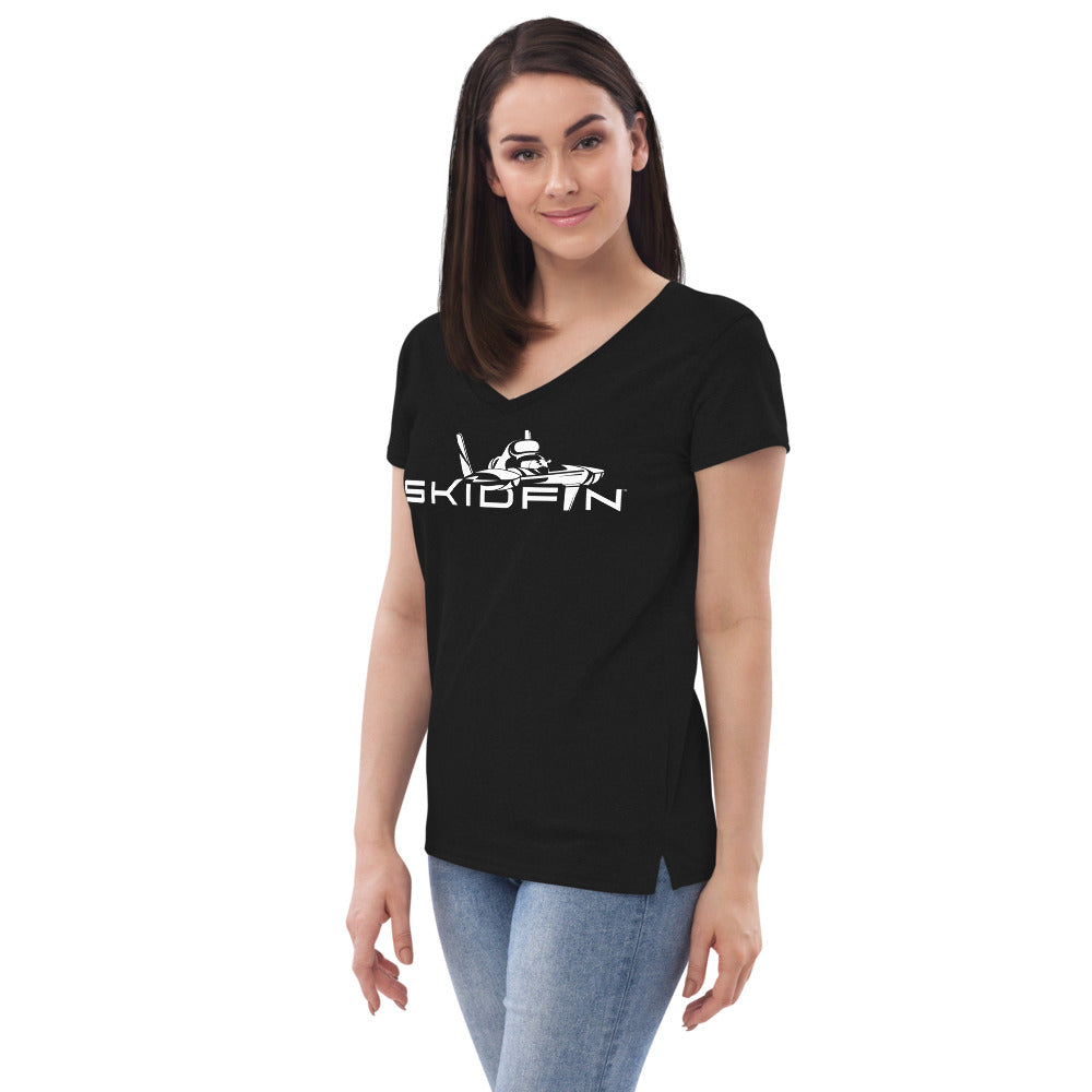 SKOL Sister Black V-neck T-shirt 